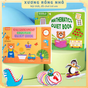 Combo học liêu bóc dán nhiều chủ đề cho bé học tập và vui chơi - Xương rồng nhỏ