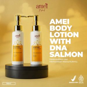 Body Lotion Instant Whitening DNA Salmon BPOM By AMEI ( amei official store )