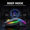 Onikuma CW905 3600 DPI Wireless Gaming Mouse 7 Buttons Design RGB (Black). 