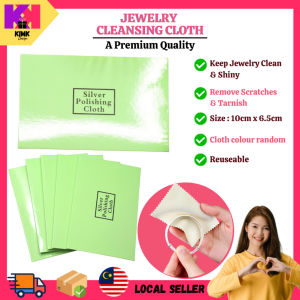 [KIMK] Jewellery Polishing Cloth Kain Pengilat Perak Kain Kilat Silver Cincin Lap Cleaning Microfiber Jewelry 擦银布