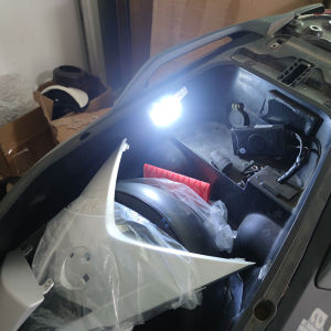 LED Touch Switch Night Light Scooter Bucket Storage Box For Honda ADV 150 160 ADV150 ADV160 YAMAHA NMAX Motorcycle Accessories