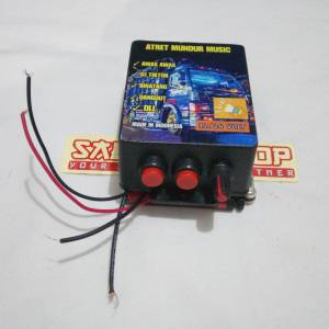TINGGAL PASANG Alarm Mundur Awas Awas Alarm Atret Musik Lagu Truk Canter Bis Bus bisa 12v 24v 12 Volt 24 Volt