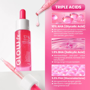 GLOW FX Glow Bomb Serum | Acne Pure Serum - Serum Glowing & Bekas Jerawat 19% Brightening Power ACNE SERUM GLOWFX GLOW FX Acne Pure Serum - Serum Untuk Jerawat Meradang GLOWFX ACNE BOMB SERUM