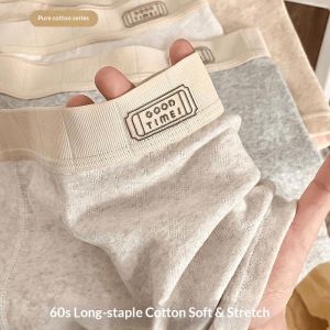 SEA JJT Mens Cotton Boxer Briefs Breathable Antibacterial Comfortable Elastic Underwear