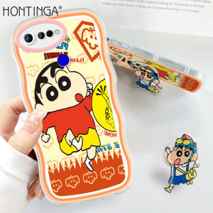 (Free Holder) Hontinga Casing Case For Huawei Mate 30 Pro Mate 20 Pro Honor 20 Honor 9X Pro V20 Mate20 Case Transparent Clear Cases Anime Crayon Shin-chan Soft Silicone Full Shockproof Rubber Cases Back Cover Phone Casing Softcase For Girls