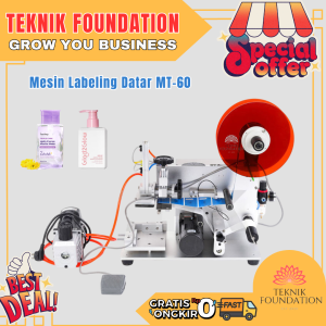 Mesin Labeling Semi Auto untuk Permukaan Datar MT-60