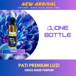 CRUSH Phero Parfum 5ML-Wangian Lelaki dan Wanita/Pati Original Switzerland