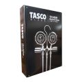 (เครื่องมือช่างแอร์) ชุดเกจ์วัดน้ำยา TASCO BLACK TB120SM ใช้กับน้ำยา R12,R22,R134a,R404a ใครยังไม่ลอง ถือว่าพลาดมาก !!. 
