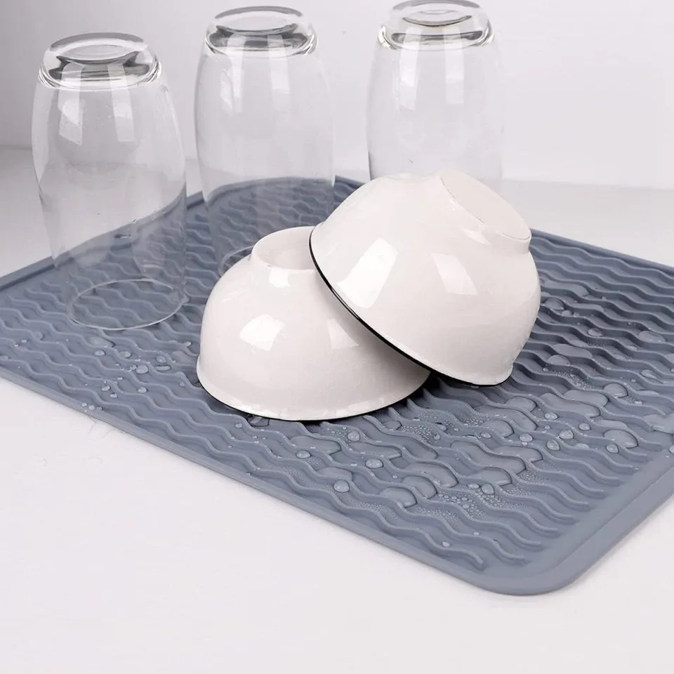 Alas Pengering Cuci Piring Gelas cm berbahan Silikon size