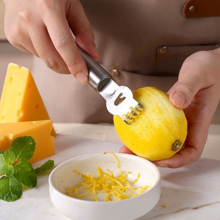 KENDRARY Thép không gỉ Máy bào vỏ chanh Hướng dẫn sử dụng Vòng treo ...