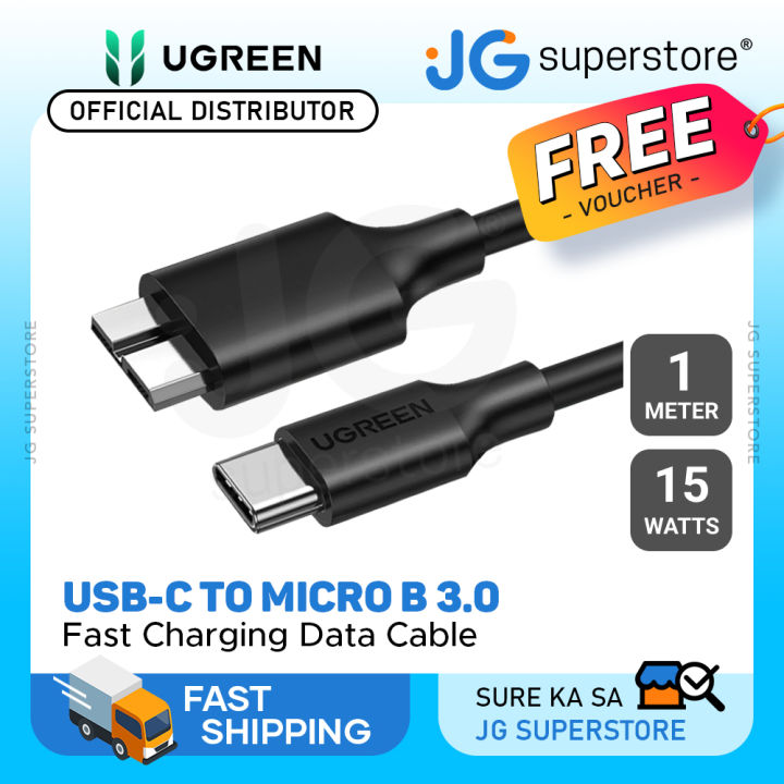 UGREEN 15W 3A USB C to Micro B Fast Charging Data Sync Cable
