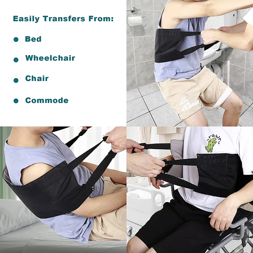 Patient Transfer Nursing Sling Elderly Mobility Belt Gait Belt