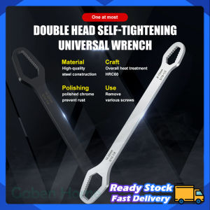 Double-Head Universal Spanner 8-22mm Multifunctional Wrench Self-Tightening Torx Wrench for Home Repairing Tools Motorcycle Factory Wrench