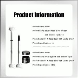 Eyeliner Waterproof Quick-drying Blur Automatic Tip Closure Lines Are not Easy to Border Lasting