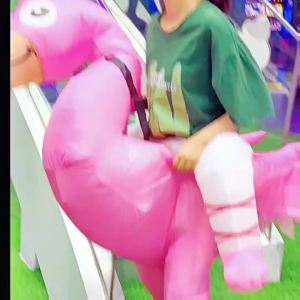 flamingo inflatable costume perfect for a Halloween party or as a fun ride-on costume cosplay Doll performance costumes