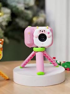 [SG Seller]Kids Digital Camera Support Photo Video Rechargeable Portable Mini Cam Toy Children Birthday Gift