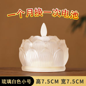 SXH led Electronic Candle Lotus Lamp Buddha Home Worship Lamp Eternal Light Wealth God Fortune Lamp Buddha Lamp Buddha Front Offering Lamp