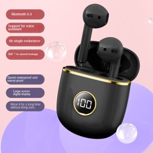 TZUZL X88 Bluetooth Earphones 5.3 TWS Wireless Headphones with LED Display Stereo Headset Touch Control Earbuds Noise Reduction Headset