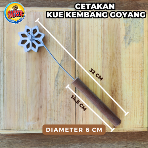 KEMASAN 1 LUSIN CETAKAN KUE MATAHARI ANTI LENGKET KUALITAS BAGUS CETAKAN KEMBANG GOYANG BESAR SIAP KIRIM