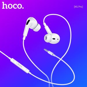 HOCO M1 Pro หูฟังอินเอีย หูฟังสเตอริโอ หูฟังสมอลทอร์ค พร้อมไมโครโฟนในตัว รองรับ iOS และ Android ทุกรุ่นที่เสัยบ Aux 3.5 มิลลิเมตร