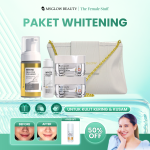 MS Glow Paket Wajah New Series - Acne Blemish - Luminous - WCD Antioxidant - Whitening - Ultimate