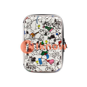 I know Snoopy pencil case EVA anime stationery pencil case cute cartoon large capacity stationery box for primary and secondary school students