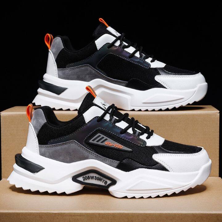 Spring men's shoes new sports and leisure breathable Korean version ...