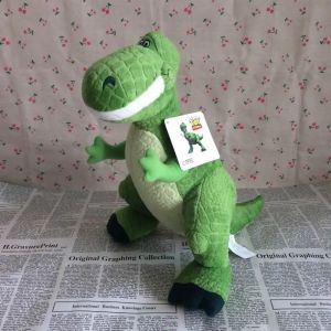 Plush Soft Toy 40cm the Green Rex Dinosaur Doll Rex Dinosaur Stuffed Animal Gift2026