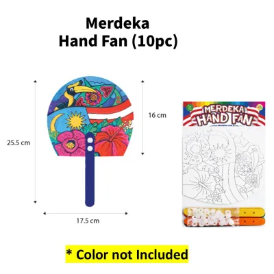 730Baby Merdeka Festival Art Craft Flower Pinwheel Paper Fan Art DIY Children Hari Malaysia