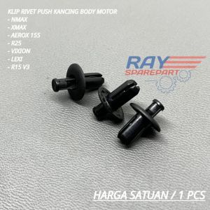 CLIP KLIP KANCING RIVET PLASTIK COVER BODY YAMAHA NMAX AEROX 155 XMAX R15 V3 VIXION LEXI ORI