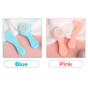 2 Pcs/set Baby Hair Care Brush Comb Set Easy To Hold and Soft-Bristle Brush Care Set shampoo brush comb