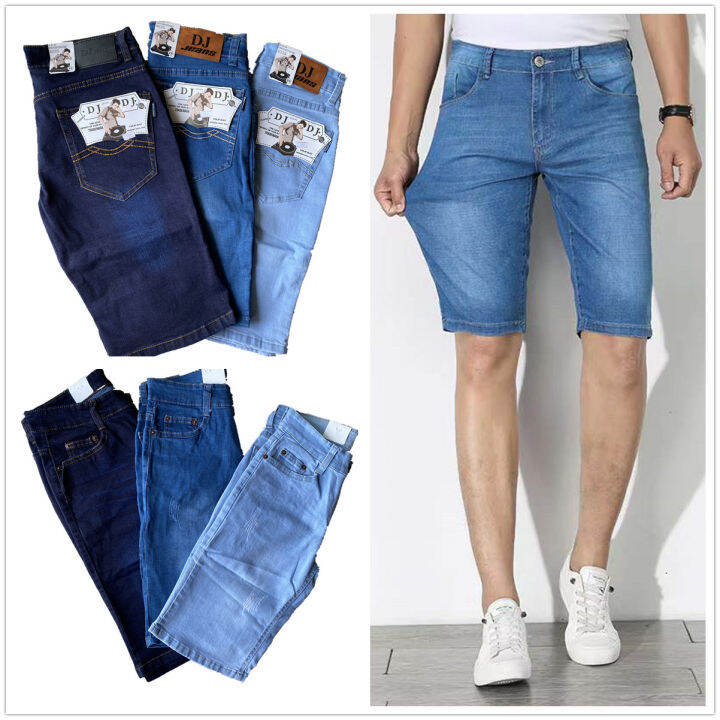 Man fashion stretch skinny shorts