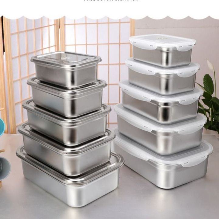 Stainless steel deals food containers