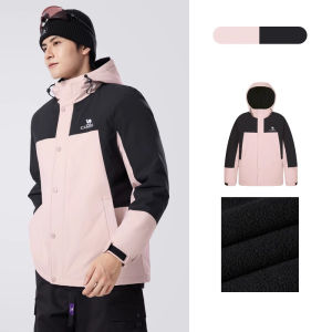 Cameljeans Ngoài Trời Chống gió không thấm nước Áo Khoác Nam cotton ấm áp trùm đầu dày mới Áo khoác mùa đông