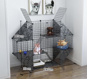 Chuồng mèo lồng pet lắp ghép siêu xinhphù hợp mọi không gian trong nhà bạn