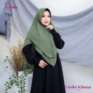 Hijab Instan Ceruty Abika / Emilia Khimar  Syari/ Fashion Muslim