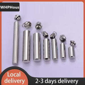 [COD] WHPHous Ship within 24 hours Stainless Steel Bottle Cremation jewelry Cylinder Tube Ash Urn Pendant Necklace
