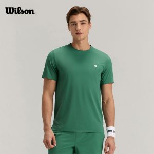 WILSON Men Daily Sports Tennis Tee Shirt