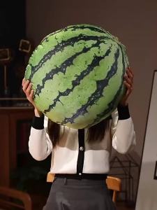 Creative Simulation Pillow Cushion 35cm Watermelon Durian Apple Cute Fruit Series Plush Toy for Girls Sleeping Birthday Gift Holiday Gift
