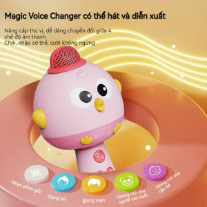 Micro tập hát cho bé kết nối bluetoothcó nhạc sạc pin loa hay không bị rè