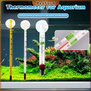 B.F. Aquarium Glass Fish Tank Water Temperature Measurement Fishbowl Meter Thermometer