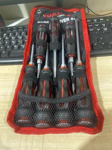 YUKIDO X TEKIRO OBENG TEMBUS SET ISI 7 PCS BERKUALITAS / IMPACT SCREWDRIVER SET 7 PC