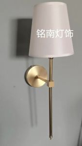 SXH  American Style Wall Lamp Simple Modern Bedroom Bedside Lamp Nordic Home Living Room Corridor Balcony Single Head Wall Lamp