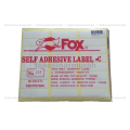 Kertas / Label Stiker Fox No. 125 uk. 17 x 58 mm (Persegi Panjang). 