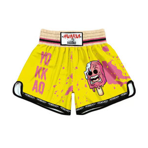YOKKAO Muay Thai Shorts Combat Sports Beach Shorts Fighting Group Training Quick-Dry Boxing Shorts Professional Customization