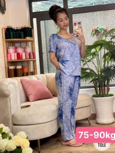 [HCM] (75-90kg) Đồ bộ bigsize dài tole/lanh. Đồ bộ Hongduyen2188