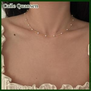 Caile Trendy Elegant s Beaded Necklace For Women Girls Fashion Exquisite Clavicular Chain Party Jewelry Accessories Gifts