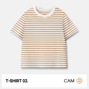 Áo thun ngắn tay vải cotton mềm mịn bé trai và bé gái Unifriend Hàn Quốc U900A. Size đại 2345 6 8 10 tuổi