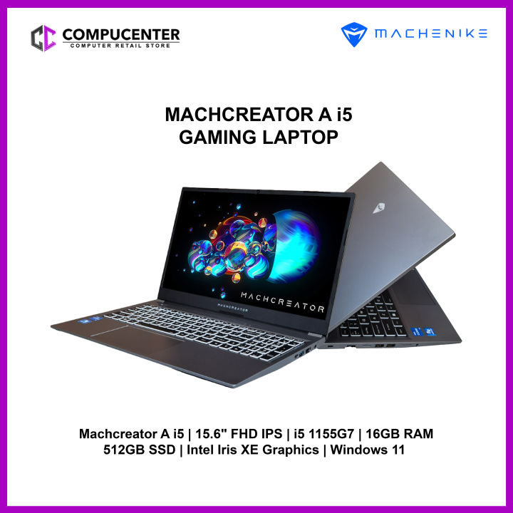 MACHENIKE MACHCREATOR A i5 LAPTOP | 15.6" FHD IPS | i5-1155G7 | 16GB ...