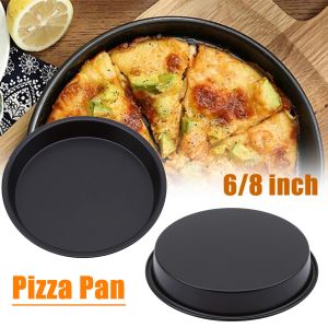 Pizza Pan Deep Dish Tray Mold Plate Carbon Steel Oven Bakeware Baking Tools